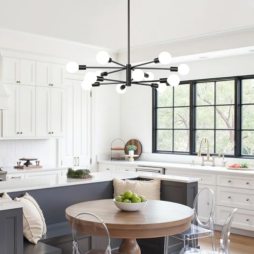 11" 52" Height Adjustable Modern Chandelier Ceiling Light Fixture