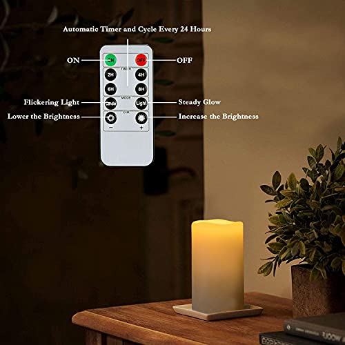 4" x 6" Large Waterproof Outdoor Flameless Candles (2 Count)