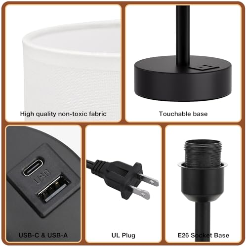 Bedside Table Lamp for Bedroom