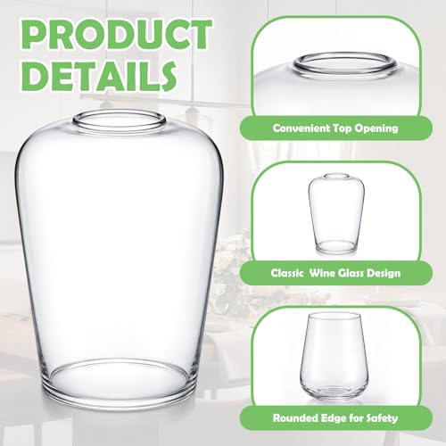 4 Pack Wine Glass Lamp Shade (4 Count)