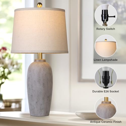 25“ Jar Table Lamps Set of 2 (2 Count)