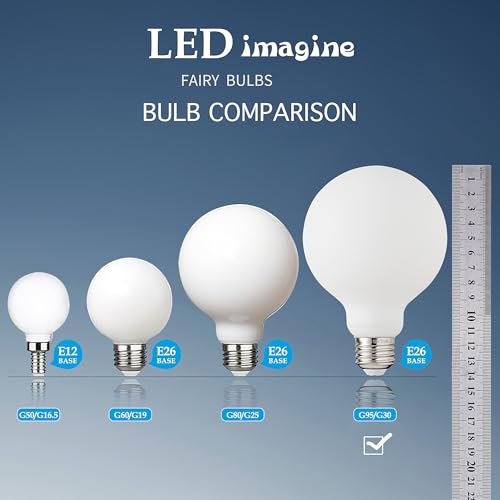 Frosted Globe LED Edison Bulb G30