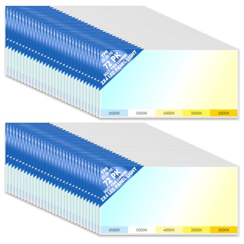 LED Flat Panel Light LED Drop Ceiling Light Fixture (72 Count)
