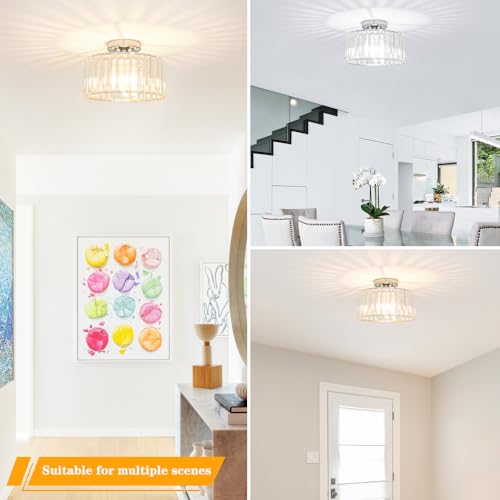 Crystal Ceiling Light Fixture