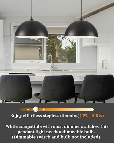 Large Pendant Lights Kitchen Island (2 Count)