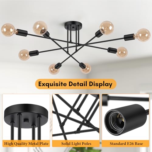 Modern Sputnik Chandelier 8