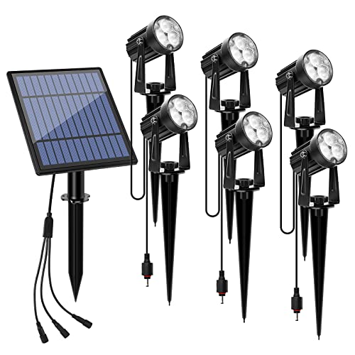 Metal Outdoor Solar Landscape Lights Solar Lights Outdoor Waterproof Solar Landscape Spotlight for Yard Landscape Lighting (8.49 Count)