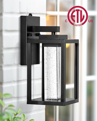 Black Porch Lights Outdoor Dusk to Dawn