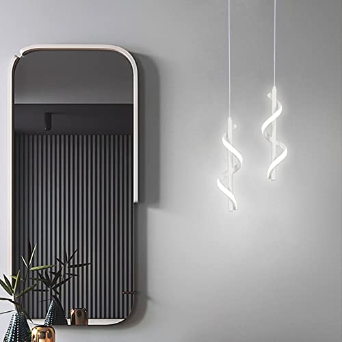 13W Modern Spiral Led Pendant Light Fixture