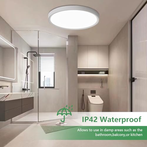 20 Inch Large LED Flush Mount Ceiling Light