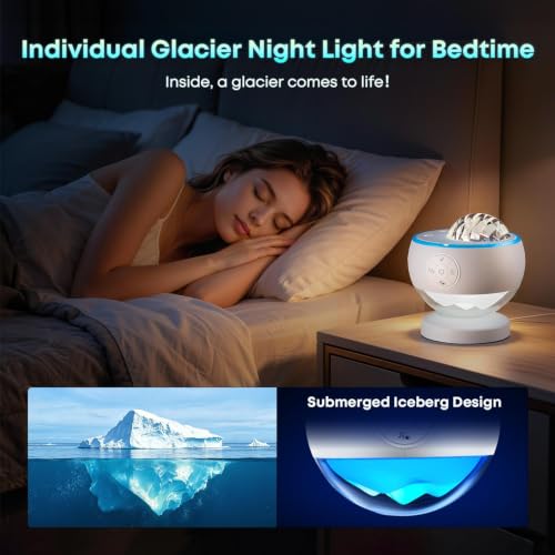 Northern Lights Projector Galaxy Projector with 300+ Light Effects Sound Machine