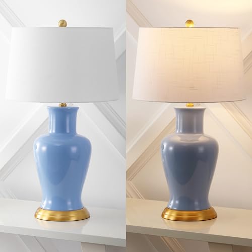 Julian Classic Ceramic Urn Metal LED Table Lamp 29"