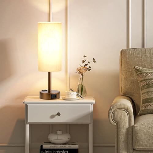 Brown Bedside Lamp for Bedroom