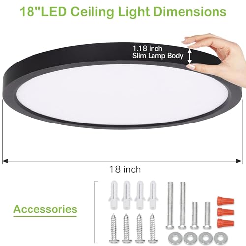 18 Inch LED Round Flat Panel Light