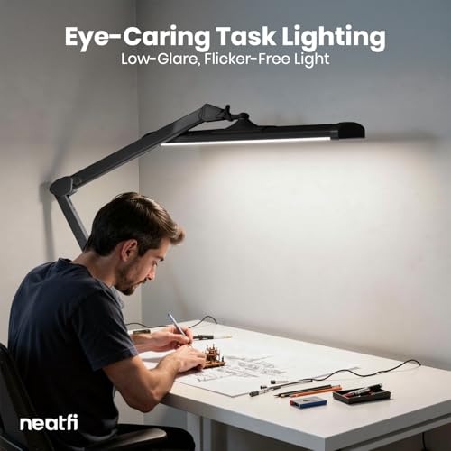 Ultra 3 500 Lumens LED Desk Lamp with Clamp