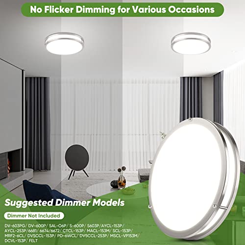 36W 3600lm Super Bright LED Light Fixtures (2 Count)
