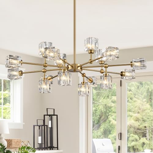 Sputnik Crystal Chandelier with 16