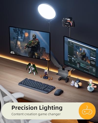 10.5" Ring Light with Stand and Phone Holder