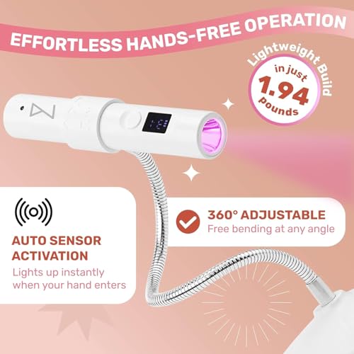 GlamCure GO Nail Flash Cure Lamp