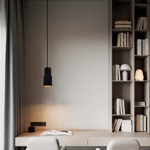 Black Pendant Lights Kitchen Island Cement