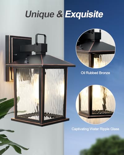 Oil Rubbed Bronze Outdoor Wall Light