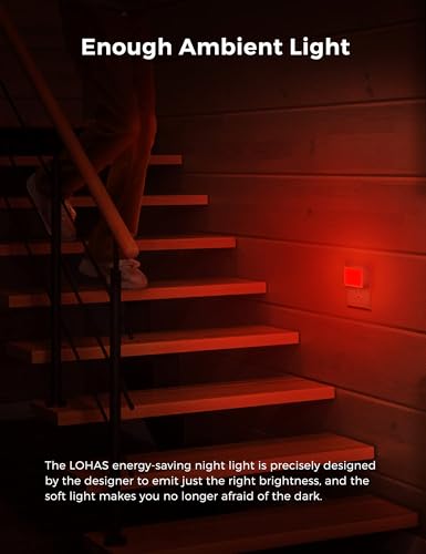 Red Night Lights Plug into Wall 2 (2 Count)