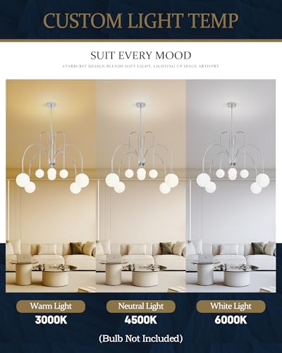 Nickel Sputnik Chandelier