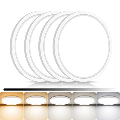 4Pack 7inch LED Flush Mount Ceiling Light (4 Count)