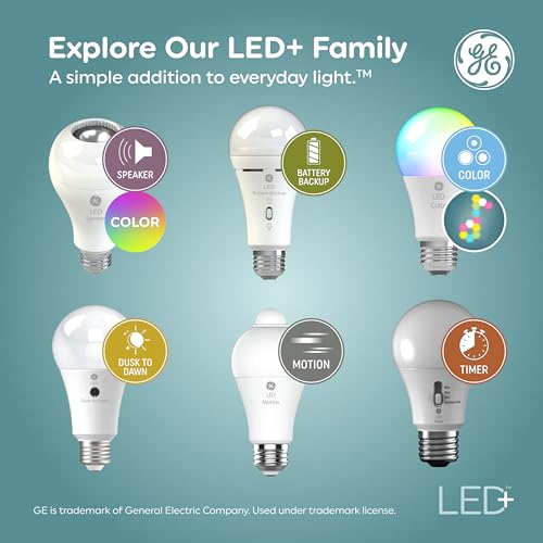 LED+ Color Changing A19 Light Bulbs with Remote (2 Count)