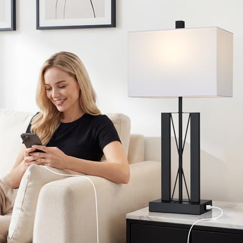 25" Table Lamps for Living Room Set of 2 (2 Count)