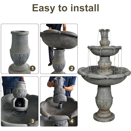 48.4" Water Fountain Outdoor