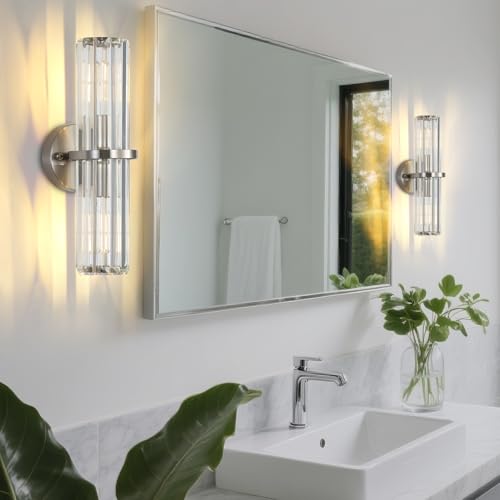 Crystal Wall Sconce Set of 2 (2 Count)