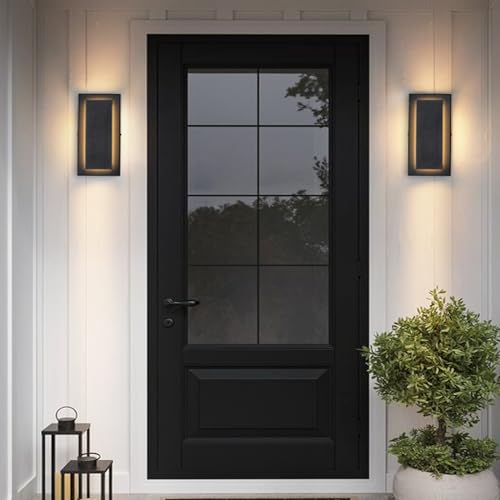 Modern Exterior Lighting Fixtures Outdoor Wall Lights (2 Count)
