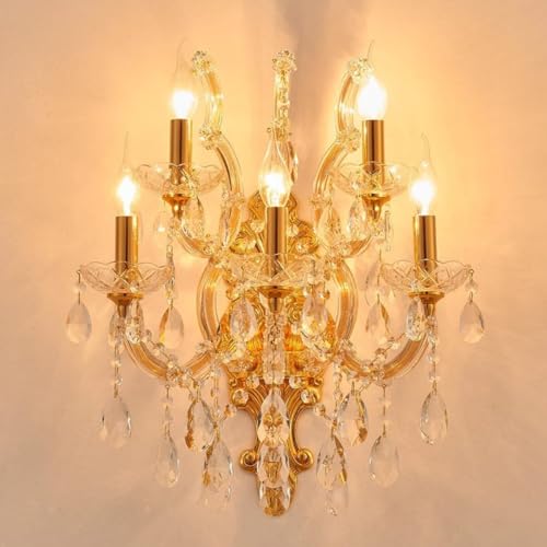 Large Modern Crystal Wall Lights
