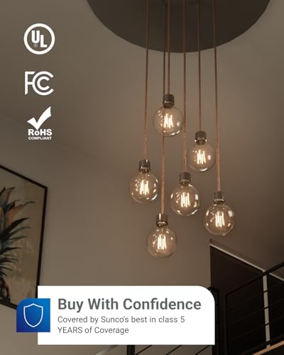 Sunco 6 Pack G25 LED Light Bulb (6 Count)