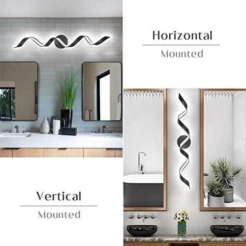 Dimmable Modern LED Bathroom Vanity Lights 32 inch
