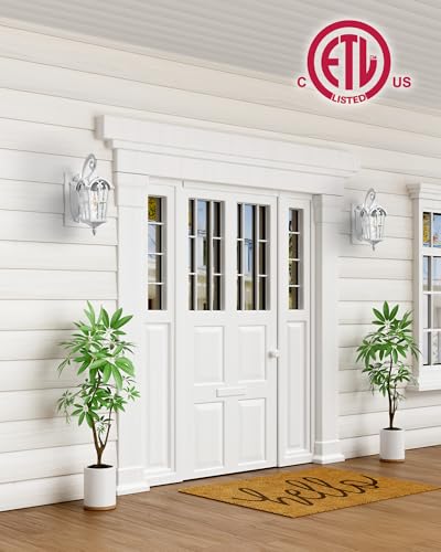 White Porch Lights Outdoor
