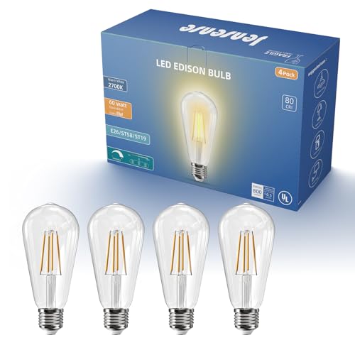 Edison Bulbs E26 LED Bulb 60 Watt Equivalent