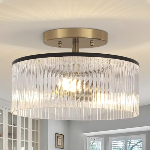 3 Light Glass Semi