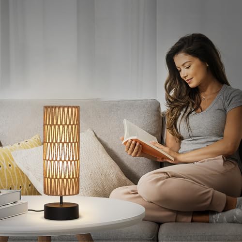 Rattan Table Lamp