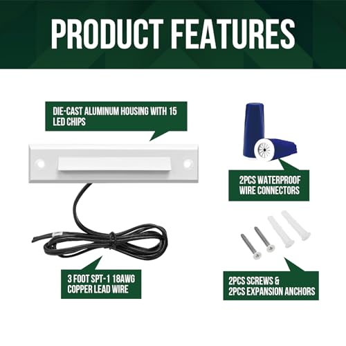 6 Pack LED Low Voltage Stair Lights (6 Count)