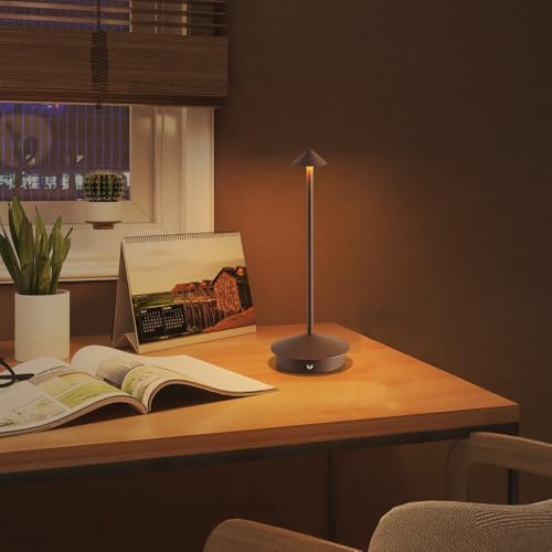 2 Pack Aluminum Cordless Table Lamp (2 Count)