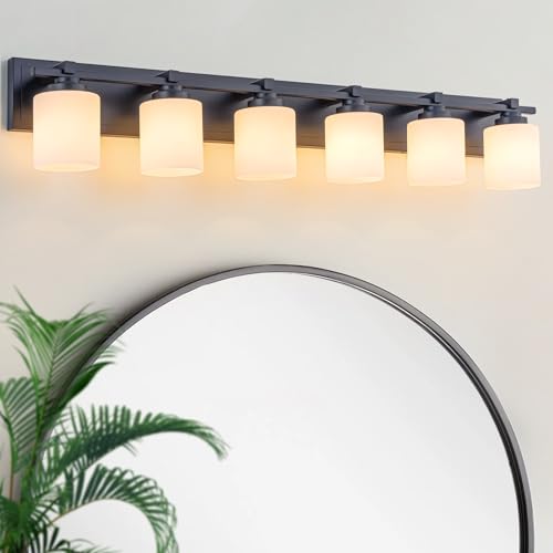 Modern Bathroom Light Fixtures Over Mirror