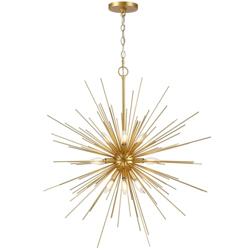 33in Modern Gold Sputnik Chandelier