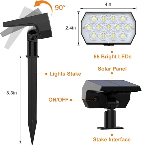 Solar Lights Outdoor (10 Count)