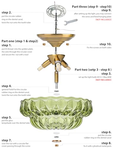 11" 3 Bulb Bright Semi Flush Mount Ceiling Light