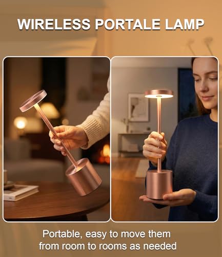 Cordless Table Lamps Rechargeable Set of 2