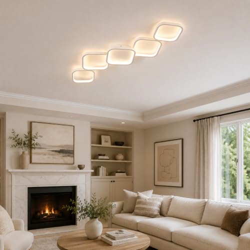 39.37 Inch Modern LED Ceiling Light Fixture