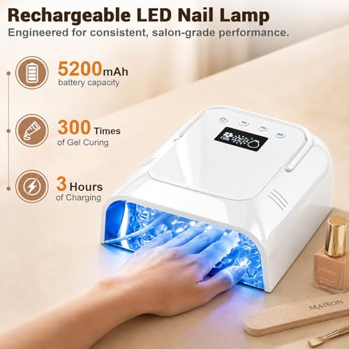 Rechargeable UV LED Nail Lamp Cordless