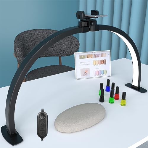 Half Moon Light for Nail Desk